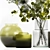 Green Botanical Vase Decor Collection 3D model small image 3