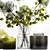 Green Botanical Vase Decor Collection 3D model small image 5