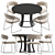 Contemporary Quadrota Dining Table 3D model small image 2