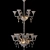 Mille Nuits Crystal Chandelier 24L 3D model small image 3