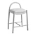 Luxurious Nubuck Leather Counter Stool 3D model small image 6