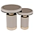 Bronze Inlay Coffee Table 3D model small image 3