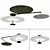 Modern LED Ceiling Lamp Collection 3D model small image 1
