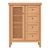 Classic Pine Gabin Dresser, 72x97x45 cm 3D model small image 1