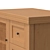 Classic Pine Gabin Dresser, 72x97x45 cm 3D model small image 5