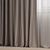 Modern Linen Window Curtain Set 3D model small image 4