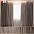 Modern Linen Window Curtain Set 3D model small image 7