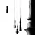 Elegant Slend Pendant Light by Bover 3D model small image 1