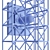 Brass Gridlock Sconce: Modern Elegance 3D model small image 2