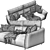 Contemporary Rosini MADRID Furniture Collection 3D model small image 5