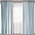 Modern 3D Curtain Model Mesh 3D model small image 1