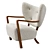 Luxury &Tradition Wulff Armchair Upgrade 3D model small image 3