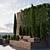 Wooden Parklet with Thuja and Ivy 3D model small image 6