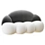 Sleek Cloud Sofa Bed 3D model small image 1