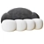 Sleek Cloud Sofa Bed 3D model small image 5