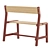 YPPERLIG Children's Bench, Dark Beech 3D model small image 4