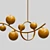 Elegant Melody Wave Pendant Lamp 3D model small image 5