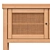 Scandinavian Retro Pine Console 3D model small image 3