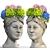 Russian Face Vase Decoration Sculpture 3D model small image 1