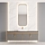 Modern Bathroom Vanity Set 3D model small image 1