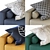 Dins Sofa from divan.ru - Rich Velvet Options 3D model small image 3
