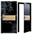 Designer Glass Brass Door: 1100.75mm 3D model small image 1