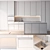Modern Kitchen Cabinet Set with Bosch and Brizo Appliances 3D model small image 6