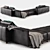 Elegant Freeman Seating System Sofa 3D model small image 3