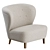 Gösta Jonsson Swedish Lounge Chair 3D model small image 1