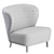 Gösta Jonsson Swedish Lounge Chair 3D model small image 3