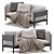 Modern Arbour Lounge Chair Design 3D model small image 3