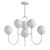 Modern Black Chandelier Pendulum Light 3D model small image 2