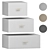 Modern Versal Badiko Bedside Table 3D model small image 1