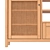 Vintage Scandinavian Buffet Gabin Furniture 3D model small image 4