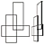  Modern Metal Wall Lamp Set 3D model small image 1