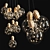 Mersey Metal Glass Bulb Lamp 3D model small image 1