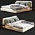Modern Flou MyPlace Bed 3D model small image 2