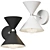 Abstract Hourglass LED Wall Sconce. 3D model small image 1