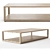 Restoration Hardware Belize Teak Coffee Table 3D model small image 1