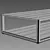 Restoration Hardware Belize Teak Coffee Table 3D model small image 3