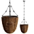 Sleek Abaco Pendant Light 3D model small image 1