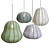 Ay Illuminate Hozuki Pendant Collection 3D model small image 2