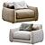 James Contemporary Sofa Model 2013 3D model small image 1