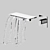 Modern Wall-Mount Faucet 3D model small image 2