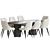 Elegant Chipman Chair Dining Set 3D model small image 2