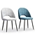 Hoff Soho Dining Chair, 2 Colors 3D model small image 1