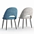 Hoff Soho Dining Chair, 2 Colors 3D model small image 2