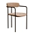 Mid-Century Lenox Dining Chair 3D model small image 2