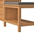 Scandinavian Vintage Entryway Bench 3D model small image 5