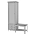 Scandinavian Vintage Entryway Bench 3D model small image 6